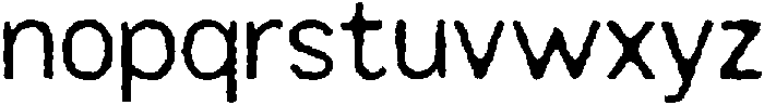 Archive Foundry Sans Light otf (300) Font LOWERCASE