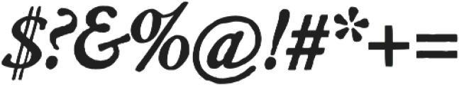 Archive Garamond Pro Bold Italic otf (700) Font OTHER CHARS