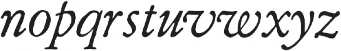 Archive Garamond Pro Italic otf (400) Font LOWERCASE