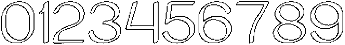 Archive-Hollow otf (400) Font OTHER CHARS