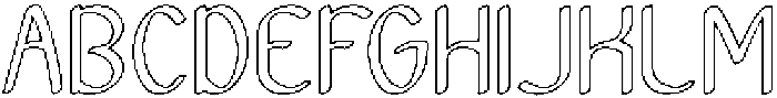 Archive-Hollow otf (400) Font UPPERCASE