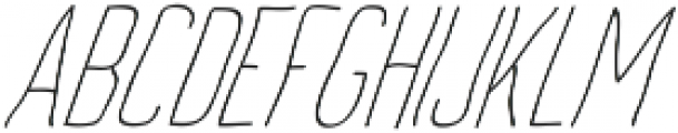 Archive's Light-italic ttf (300) Font LOWERCASE