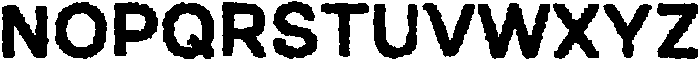 Archivers Sans 4 otf (400) Font LOWERCASE