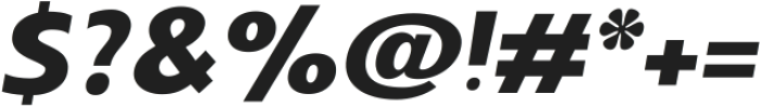 Archopada Oblique Bold ttf (700) Font OTHER CHARS