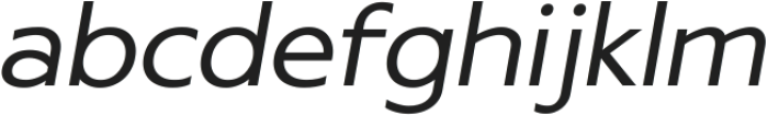 Archopada Oblique Regular ttf (400) Font LOWERCASE