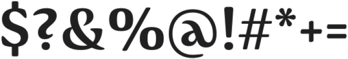 Arcuata-Bold otf (700) Font OTHER CHARS
