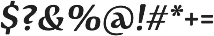 Arcuata-BoldItalic otf (700) Font OTHER CHARS