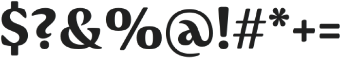 Arcuata Extra Bold otf (700) Font OTHER CHARS