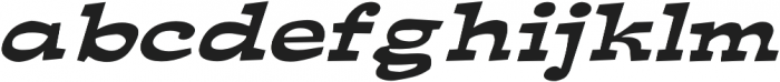 Ardenia Expanded Italic otf (400) Font LOWERCASE
