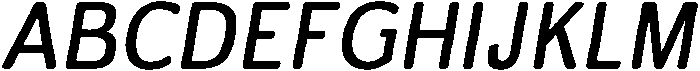 Ardent Round Bold Italic otf (700) Font UPPERCASE