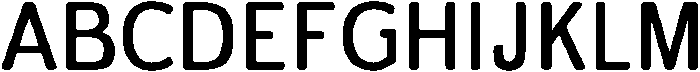 Ardent Round Bold otf (700) Font UPPERCASE