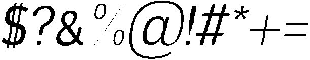 Ardent Round Book Italic otf (400) Font OTHER CHARS