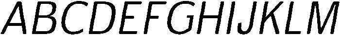 Ardent Round Book Italic otf (400) Font UPPERCASE