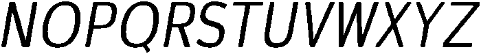Ardent Round Book Italic otf (400) Font UPPERCASE