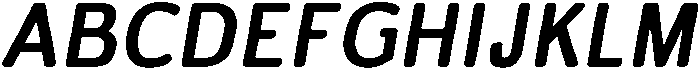 Ardent Round Extra-Bold Italic otf (700) Font UPPERCASE