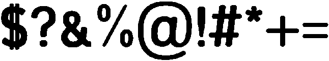 Ardent Round Extra-Bold otf (700) Font OTHER CHARS