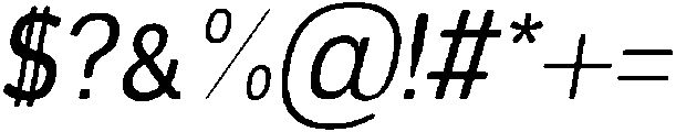 Ardent Round Italic otf (400) Font OTHER CHARS