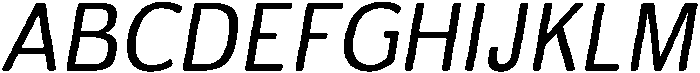 Ardent Round Italic otf (400) Font UPPERCASE