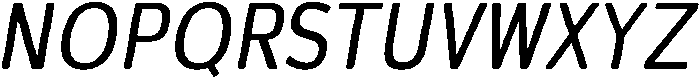 Ardent Round Italic otf (400) Font UPPERCASE