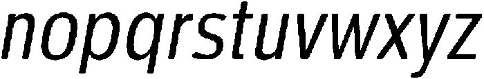 Ardent Round Italic otf (400) Font LOWERCASE