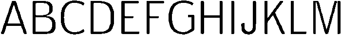 Ardent Round Light otf (300) Font UPPERCASE