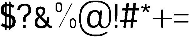 Ardent Round Regular otf (400) Font OTHER CHARS