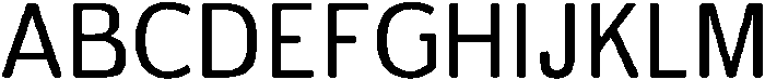 Ardent Round Regular otf (400) Font UPPERCASE
