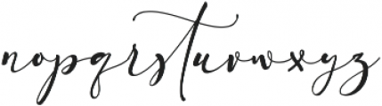 Arellia ttf (400) Font LOWERCASE