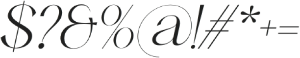 Aren Sugar Oblique otf (400) Font OTHER CHARS