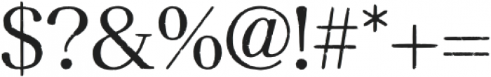 Arenosa-Regular otf (400) Font OTHER CHARS