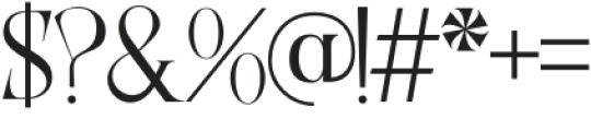 Areogas Vintage Regular otf (400) Font OTHER CHARS