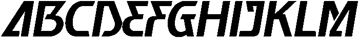 Aresca Sans Italic otf (400) Font UPPERCASE