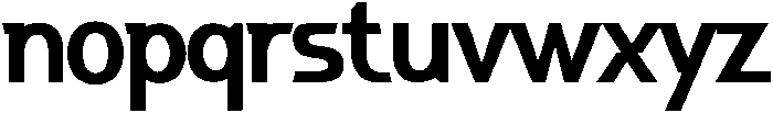Aresca Sans Regular otf (400) Font LOWERCASE