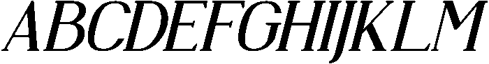 Arezandra Italic otf (400) Font UPPERCASE