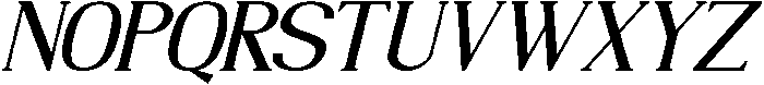 Arezandra Italic otf (400) Font UPPERCASE