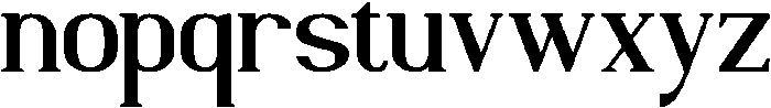 Arezandra otf (400) Font LOWERCASE