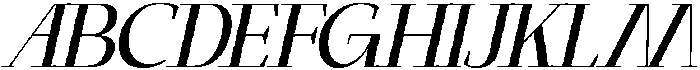 Argalis Oblique otf (400) Font UPPERCASE
