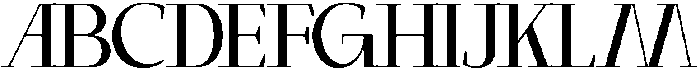 Argalis Regular otf (400) Font UPPERCASE