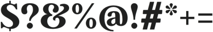 Argent CF Bold otf (700) Font OTHER CHARS