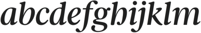 Argent CF Regular Italic otf (400) Font LOWERCASE