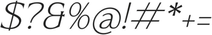 Argent Paradise Italic Italic otf (400) Font OTHER CHARS