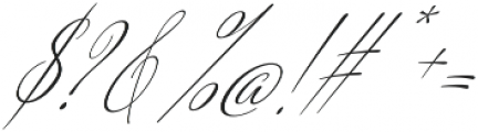 Argentina Script Italic otf (400) Font OTHER CHARS