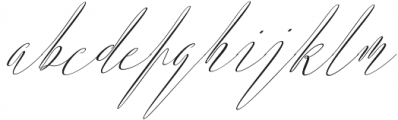 Argentina Script Italic otf (400) Font LOWERCASE