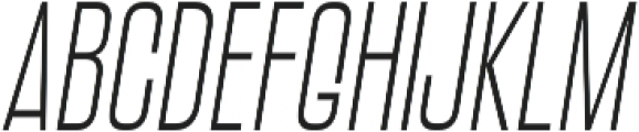 Argon Light Italic otf (300) Font UPPERCASE