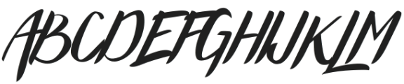 Argopuro Script Regular otf (400) Font UPPERCASE