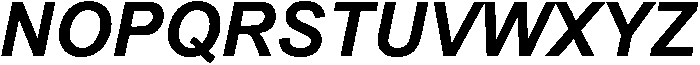 Arial ttf (400) Font UPPERCASE