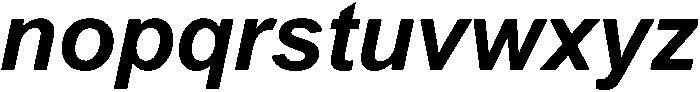 Arial ttf (400) Font LOWERCASE