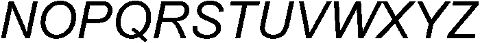 Arial ttf (400) Font UPPERCASE