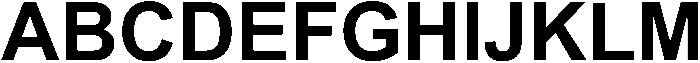 Arial ttf (400) Font UPPERCASE