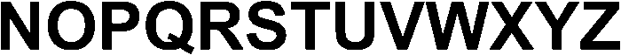 Arial ttf (400) Font UPPERCASE